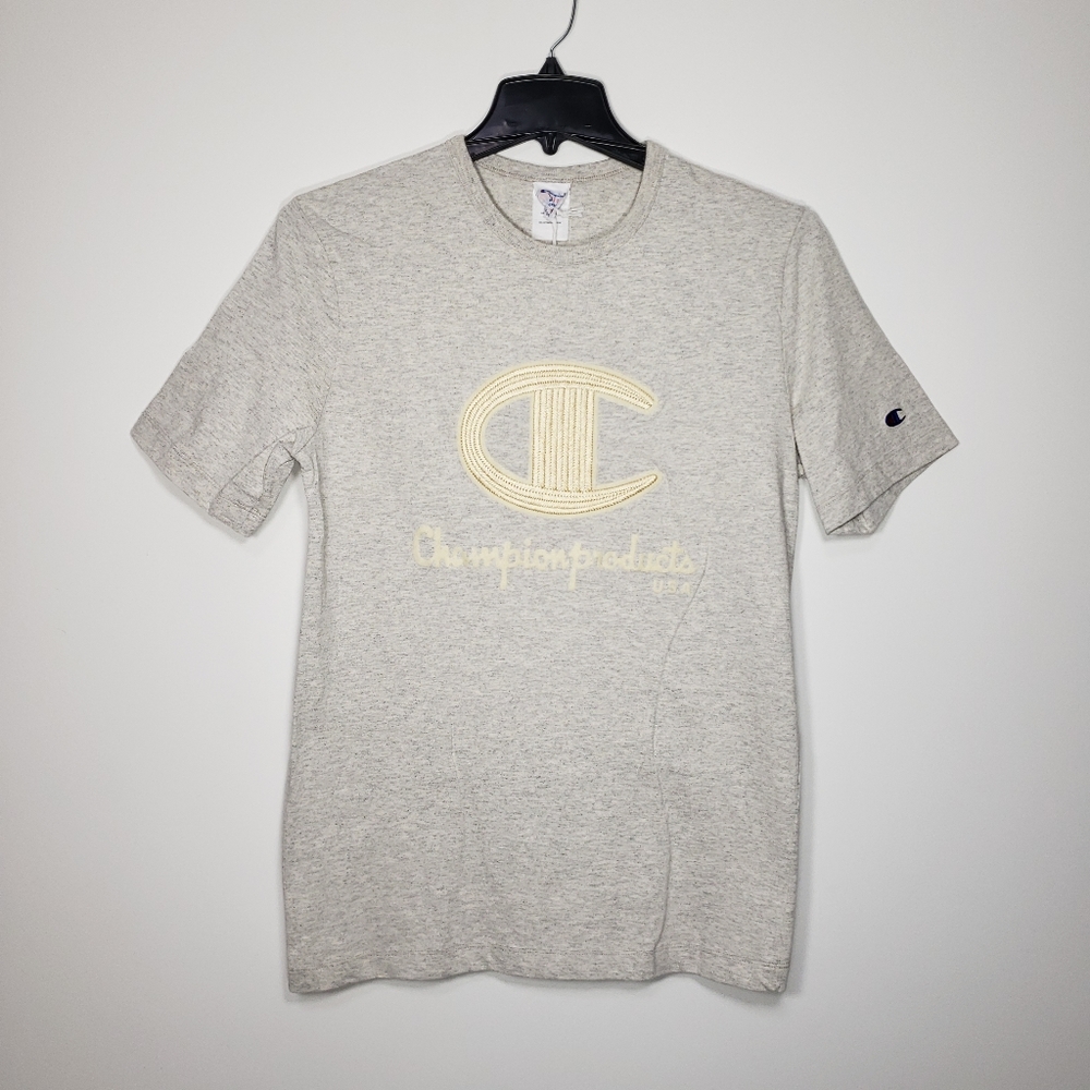 New! Champion Reverse Weave 'Big C' T-Shirt Made in USA || Men's Size: Medium